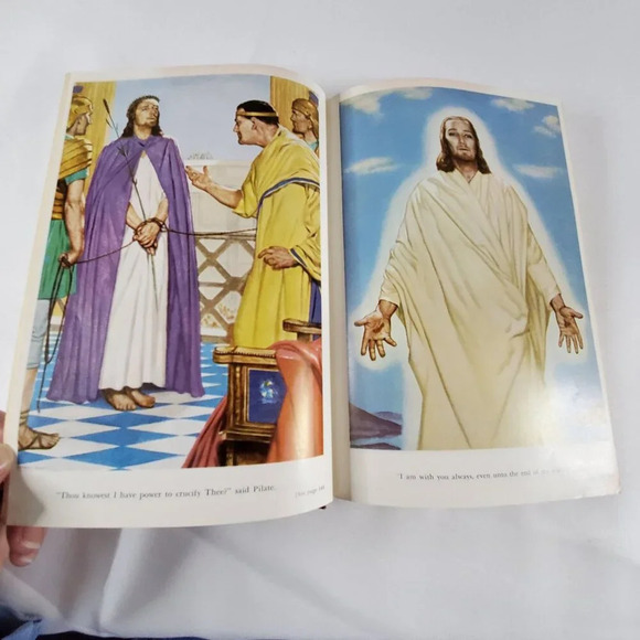 The Bible in Pictures Edited by Rev. Ralph Kirby Hardcover 1952 illustrated - Picture 16 of 16